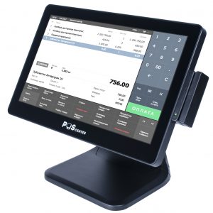 Сенсорный моноблок POScenter Atlas Pro (15.6", FHD, PCAP, N97, RAM8Gb, SSD128Gb, MSR, V1) без ОС