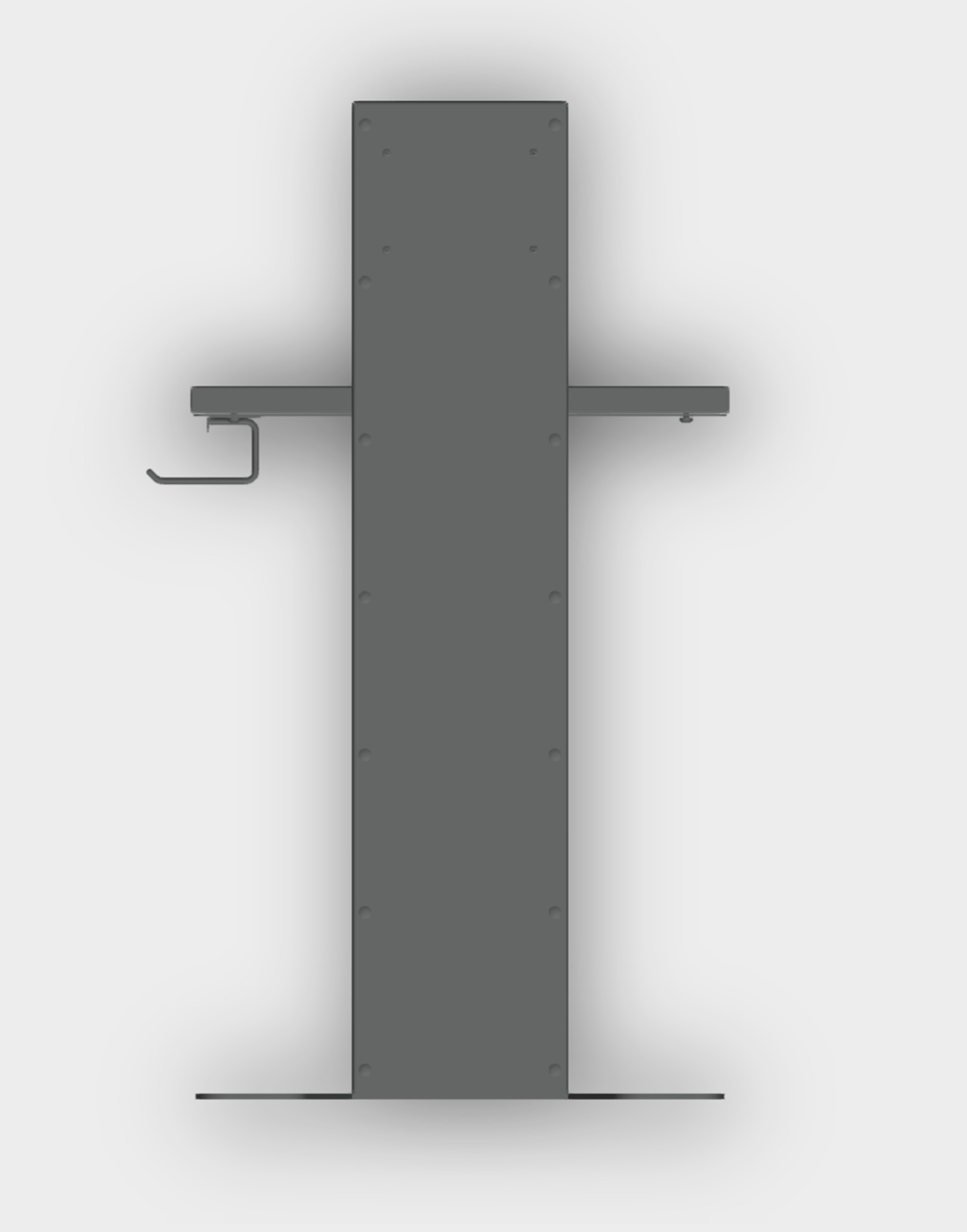 Стойка с полкой MiniLine черная (Ral 9005)