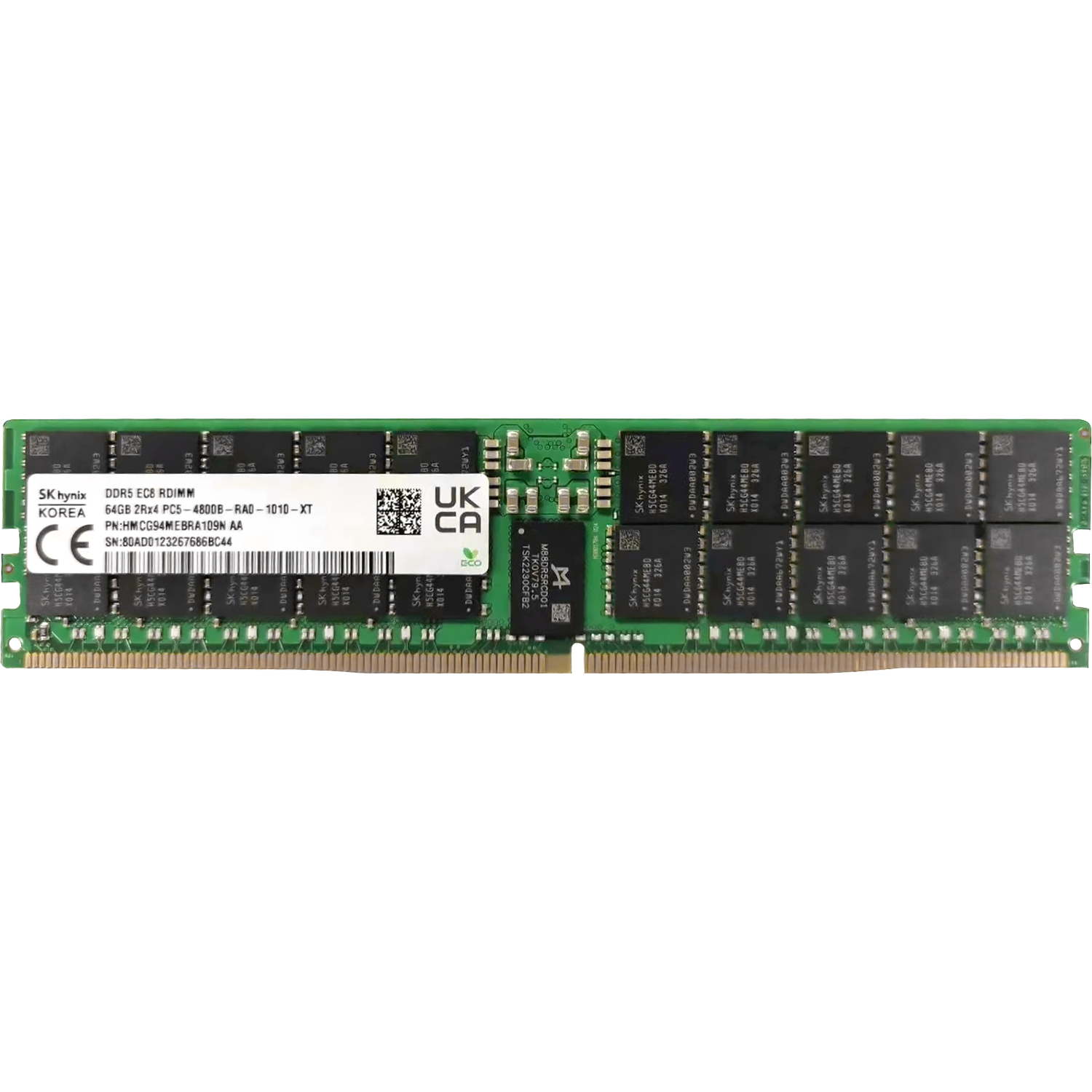 Память оперативная / Hynix HMCG94MEBRA109N / Память оперативная/ Hynix 64GB 4800MHz DDR5 RDIMM