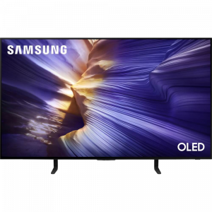Телевизор 48`` Samsung / Телевизор Samsung QE48S90FAEXRU / Телевизор 48`` Samsung/ 48", OLED, Ultra HD, Tizen Smart TV, 120 Hz (Up to 144Hz), HDR10+, Wi-Fi, Voice, DVB-T2/C/S2, Bluetooth, CI+(1.4), FreeSync PremiumPRO, 2.1Ch 40W, OTS Lite, 4HDMI, 2USB, Graphite Black 2025