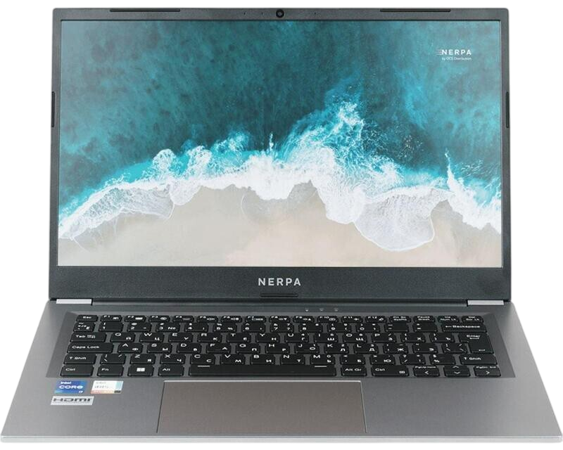 Ноутбук / NERPA I552-14CE165200G / Ноутбук/ Ноутбук NERPA CASPICA I552-14 (14" IPS/1920x1080/Intel Core i5-1235U (1.3GHz)/16GB/512GB NVMe SSD/Iris Xe/WiFi+BT/noOS/50WHr/1.35kg/Titanium Gray/Titanium Black (D)/1Y)