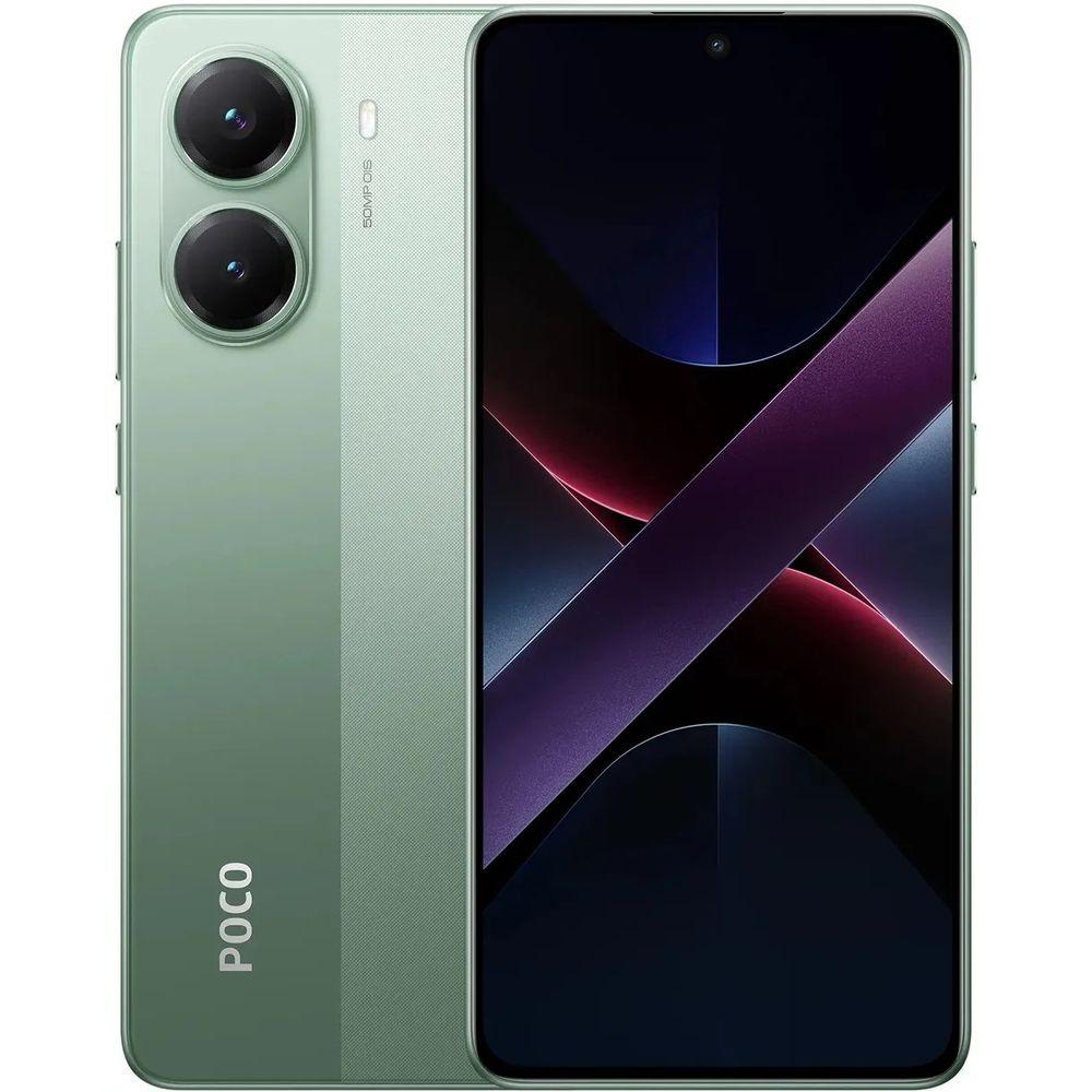 Смартфон / Xiaomi MZB0J3ARU / Смартфон POCO X7 Pro 5G 8+256Gb зеленый (MZB0J3ARU)