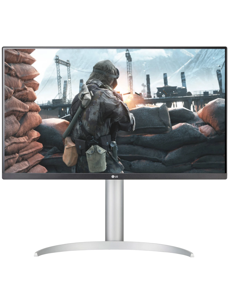 Монитор 27`` LG 27UP650K-W / LG UltraFine / Монитор 27`` LG 27UP650K-W/ LG 27UP650K-W 27" IPS monitor, 3840x2160, 400cd/m2, 169, 5мс (GtG), HDMIx2, DP, Headphone Out, 60Hz, 178/178, внешний БП, VESA 100x100, HAS 110mm, white/silver/black