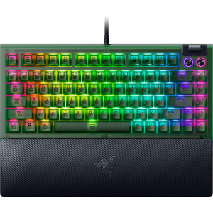 Игровая клавиатура Razer BlackWidow V4 75% - Phantom Green Ed. - US Layout / Razer RZ03-05003300-R3M1 / Игровая клавиатура Razer BlackWidow V4 75% - Phantom Green Ed. - US Layout/ Razer BlackWidow V4 75% - Phantom Green Ed. Gaming keyboard- US Layout