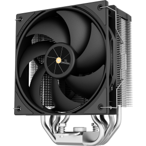 Кулер для процессора / Thermalright AX120-R-DG-BL-ARGB / Кулер для процессора/ CPU Cooler Thermalright Assassin X 120 R Digital ARGB Black (4-pin PWM, 151mm, Al/Cu, 4x6mm, ARGB, 1x120mm, 70.84CFM, 29.8dBA, 2000RPM, S 1851/1700/1200/115X, AM5/AM4, black)