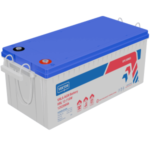 Батарея Vektor Battery серия HRL, HRL 12-710W, напряжение 12В, емкость 200 Ач (разряд 10 часов), макс. ток разряда (5 сек.) 2000 А, макс. ток заряда 60 А, свинцово-кислотная типа AGM, клеммы М8, ДxШxВ 534x206x215мм., вес 57 кг., срок службы 12 лет / HRL 12-710W (12В / 710 Ач) / Батарея Vektor Battery серия HRL, HRL 12-710W, напряжение 12В, емкость 200 Ач (разряд 10 часов), макс. ток разряда (5 сек.) 2000 А, макс. ток заряда 60 А, свинцово-кислотная типа AGM, клеммы М8, ДxШxВ 534x206x215мм., вес 57 кг., срок службы 12 лет