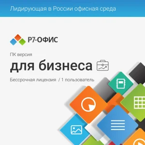 Офисное приложение Р7-Офис Профессиональный. Для бизнеса 1польз. бессрочно ТП 1г (R7DTB.UI.RT.NGUL0.0823.01BE)