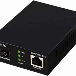 ORIGO WDM медиаконвертер, 100Base-TX / 100Base-FX (SC), Tx:1550 нм, Rx:1310 нм, одномод, до 20 км