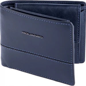 Кошелек мужской Piquadro Philip PU4188W136R/BLU синий натур.кожа