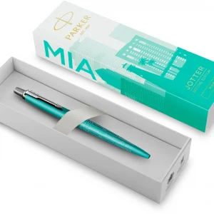 Ручка шариков. Parker Jotter Miami K179 (2221602) бирюзовый M син. черн. подар.кор.