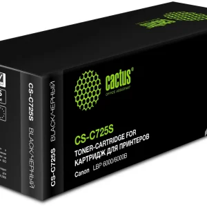 Картридж лазерный Cactus CS-C725S-6 C725S черный (1600стр.) для Canon i-Sensys 6000/6000b