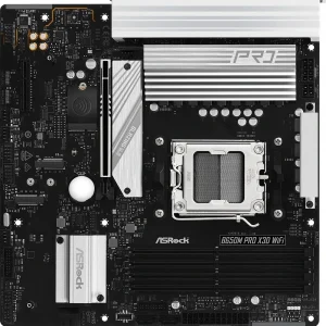 Материнская плата Asrock B650M PRO X3D WIFI Socket AM5 AMD B650 4xDDR5 mATX AC`97 8ch(7.1) 2.5Gg RAID+HDMI+DP