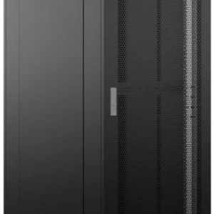 Шкаф серверный NTSS (NTSS-R42U6080PD/PD-BL) напольный 42U 600x800мм пер.дв.перфор. задн.дв.перфор. 900кг черный 710мм 96кг 1987мм IP20