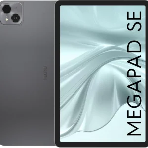 Планшет Tecno MegaPad 11 SE T1102 685 (2.8) 8C RAM8Gb ROM128Gb 10.95" IPS 1920x1200 4G Android 15 серый 8Mpix 5Mpix BT WiFi microSD 1Tb 8000mAh 1776hrs