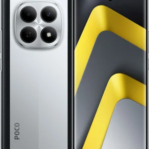 Смартфон Xiaomi Poco M8 5G 256Gb 8Gb серебристый моноблок 3G 4G 6.67" 1440x3200 Android 14 50Mpix 802.11 a/b/g/n/ac/ax/be NFC GPS GSM900/1800 GSM1900 Protect