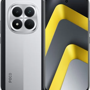 Смартфон Xiaomi Poco M8 Pro 5G 512Gb 12Gb серебристый моноблок 3G 4G 6.67" 1440x3200 Android 14 50Mpix 802.11 a/b/g/n/ac/ax/be NFC GPS GSM900/1800 GSM1900 Protect