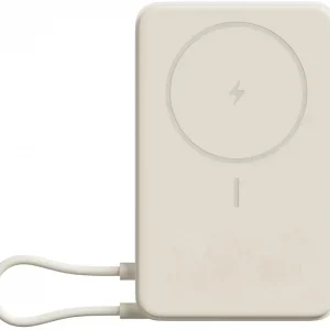 Мобильный аккумулятор Xiaomi Magnetic BHR08PBGL 10000mAh QC3.0/PD3.0 33W 3A USB-C беспров.зар. бежевый