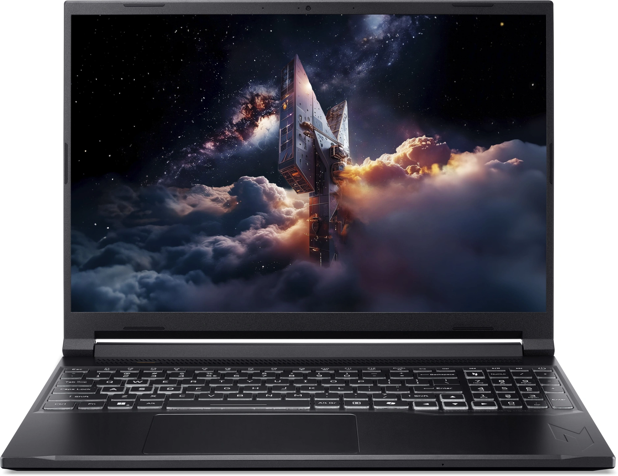 Ноутбук Acer Aspire Nitro ANV16S-71-74UQ Core 7 240H 16Gb SSD1Tb NVIDIA GeForce RTX 5060 8Gb 16" IPS FHD+ (1920x1080) Windows 11 Multi Language black WiFi BT Cam (AN.QXCSA.002)