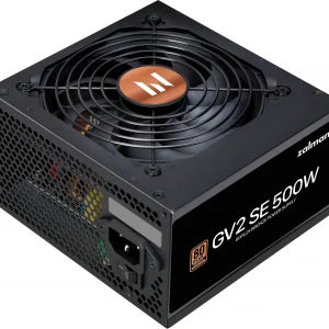 Zalman ZM500-GV2SE, 500W, ATX12V v2.52, APFC, 12cm Fan, 80+ Bronze, Retail