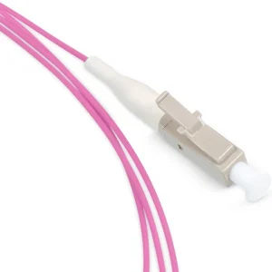 Пигтейл Cabeus PT-LC-50-OM4 1x50/125 OM4 LC 1.5м LSZH розовый