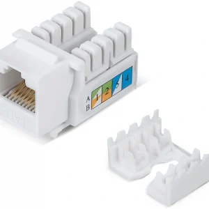 Модуль Cabeus KJ-RJ45-CAT.6-90 информ. KeystoneRJ45 кат.6 бронз.