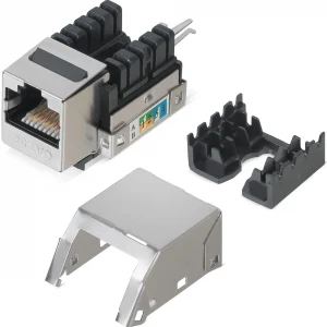 Модуль Cabeus KJ-RJ45-CAT.5E-SH-90 информ. KeystoneRJ45 кат.5E бронз.
