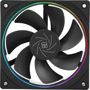 Кулер для корпуса / Thermalright TL-S12R / Кулер для корпуса/ Case Cooler Thermalright TL-S12R Reverse (120x120x25mm, 4-pin PWM, ARGB, 47.6CFM, 23.2dBA, 1500RPM, Black)