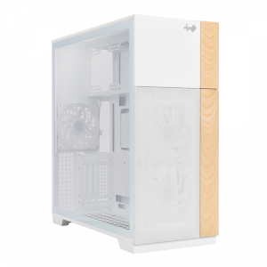 Корпус без блока питания / InWin IW-CS-F5WHI-3AN140P / Корпус без блока питания/ Case InWin F5, Full-Tower, TG, 3x140mm ARGB, 2xUSB-A 3.0 + 1xUSB-C 3.2, E-ATX, ATX, mATX, mITX White