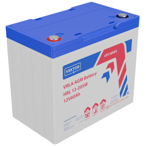 Батарея Vektor Battery серия HRL, HRL 12-205W, напряжение 12В, емкость 60 Ач (разряд 10 часов), макс. ток разряда (5 сек.) 600 А, макс. ток заряда 18 А, свинцово-кислотная типа AGM, клеммы М6, ДxШxВ 230x140x207мм., вес 18 кг., срок службы 12 лет / HRL 12-205W (12В / 205 Ач) / Батарея Vektor Battery серия HRL, HRL 12-205W, напряжение 12В, емкость 60 Ач (разряд 10 часов), макс. ток разряда (5 сек.) 600 А, макс. ток заряда 18 А, свинцово-кислотная типа AGM, клеммы М6, ДxШxВ 230x140x207мм., вес 18 кг., срок службы 12 лет