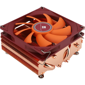 Кулер для процессора / Thermalright AXP-90-X53-COPPER / Кулер для процессора/ CPU Cooler Thermalright AXP-90 X53 Full (4-pin PWM, 38mm, Cu/Cu, 4x6mm, 1x92mm, 42.58CFM, 22.4dBA, 2700RPM, S 1851/1700/1200/115X, AM5/AM4, orange, red)