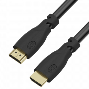 Кабель / GreenConnect GCR-51204 / GCR Кабель PROF 10.0m HDMI 2.0, Ultra HD 4K60Hz HDR 420, 3D, 18.0 Гбит/с, черный, 28/24 AWG, 3 Х экран с армированием, фер. кольца, GCR-51204