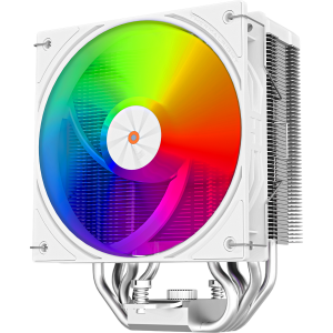 Кулер для процессора / Thermalright AX120-R-DG-WH-ARGB / Кулер для процессора/ CPU Cooler Thermalright Assassin X 120 R Digital ARGB White (4-pin PWM, 151mm, Al/Cu, 4x6mm, ARGB, 1x120mm, 70.84CFM, 29.8dBA, 2000RPM, S 1851/1700/1200/115X, AM5/AM4, white)