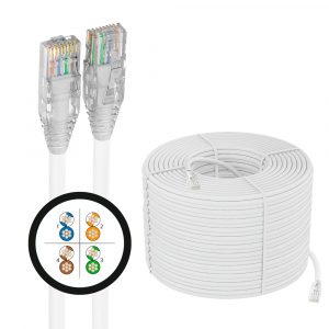 Витая пара / 4PH 4PH-R90885 / 4PH Кабель LAN витая пара 300m в бухте, UTP кат.6, CCA 427/0.2(24AWG), многожильный (Stranded), белый, 4PH-R90885