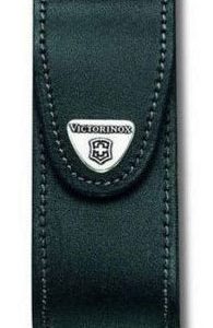 Чехол Victorinox 4.0524.XL нат.кожа петля черный с застежкой на липучке