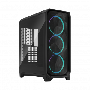 Корпус ПК без блока питания / Fractal Design FD-C-MES3A-06 / Корпус ПК без блока питания/ Case Fractal Design Meshify 3 RGB TG Light Tint, Midi-Tower, 3x140mm ARGB, 2xUSB-A 3.2 + 1xUSB 3.2 Type-C E-ATX, ATX, mATX, mITX, Black