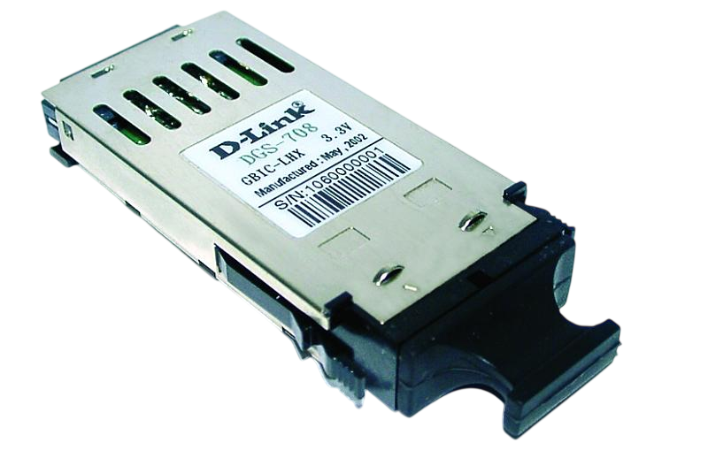 Трансивер / D-Link DGS-708 / Трансивер/ 1-port GBIC Gigabit Ethernet Module, Single-mode fiber, LX dist. (up to 80km), support 3.3V