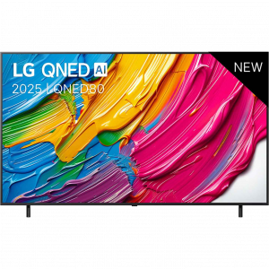 Телевизор ЖК 86`` LG / LG 86QNED80A6A.ARUG / Телевизор ЖК 86`` LG/ 86", Ultra HD, Dynamic QNED Color, Local Dimming, Smart TV, WebOS, Wi-Fi, DVB-T2/C/S2, MR, 60Hz Native, 2.0ch (20W), 2 HDMI, 2 USB, 2 Pole, Charcoal Black, 2025