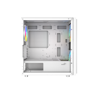 Корпус ПК без блока питания / SAMA S30-WHMPA3X1-GL / Корпус ПК без блока питания/ Case SAMA S30 White, Midi-Tower, TG, 2x140mm + 1x120mm ARGB, 1xUSB 3.0 + 1xUSB 3.1 Type-C, mATX, mITX White
