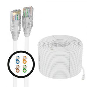 Витая пара / 4PH 4PH-R90921 / 4PH Кабель LAN витая пара 300m в бухте, UTP кат.5e, CCA 4х2х0,5 (24AWG), одножильный (Solid), белый, 4PH-R90921