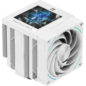 Кулер для процессора / Thermalright PS120-V-SNOW / Кулер для процессора/ CPU Cooler Thermalright Phantom Spirit 120 Vision SNOW (4-pin PWM, LED, 160mm, Ni/CU, 7x6mm, ARGB, 2x120mm, 92CFM, 36dBA, 2150RPM, S 1851, 1700, 1200, 115X, AM5, AM4, white)