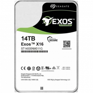 Жесткий диск / Seagate ST14000NM011G / Жесткий диск/ HDD Seagate SAS 14Tb Exos X16 12Gb/s 7200 256Mb 4Kn 1 year warranty (replacement ST14000NM002G, ST14000NM004J, WUH721414AL5204, MG07SCA14TE, MG09SCA14TE)