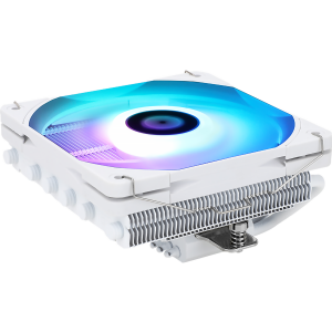 Кулер для процессора / Thermalright AXP-120-X67-WH-ARGB / Кулер для процессора/ CPU Cooler Thermalright AXP-120 X67 White Argb (4-pin PWM, 52mm, Ni/Cu, 6x6mm, ARGB, 1x120mm, 59CFM, 26.1dBA, 1800RPM, S 1851/1700/1200/115X, 2011, 2066, AM5/AM4, white)