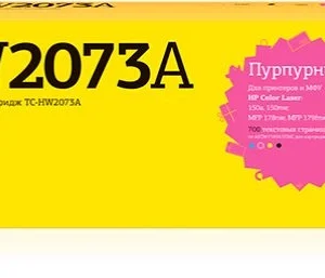 Картридж лазерный T2 W2073A TC-HW2073A W2073A пурпурный (700стр.) для HP 150a/150nw/MFP 178nw/MFP 179fnw