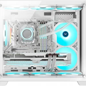 Корпус Formula Crystal Z5 белый без БП mATX 11x120mm 2xUSB2.0 1xUSB3.0 audio bott PSU