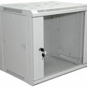 Шкаф коммутационный Rexant Pro (04-2220) настенный 6U 600x600мм пер.дв.стекл без задн.дв. 90кг серый