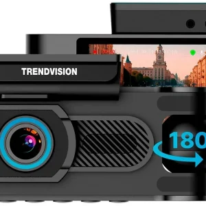 Видеорегистратор TrendVision Proof 360 черный 2Mpix 1440x2560 1440p 150гр. GPS SigmaStar SSC8826Q