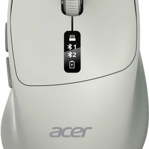 Мышь Acer OMR503 светло-серый оптическая 3200dpi silent беспров. BT/Radio USB 4but (ZL.MCE11.01C)
