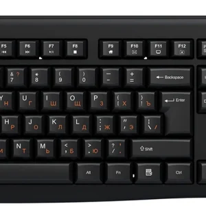 Клавиатура Acer OKW500 черный USB Multimedia (ZL.KBDEE.01T) кабель 1.8м