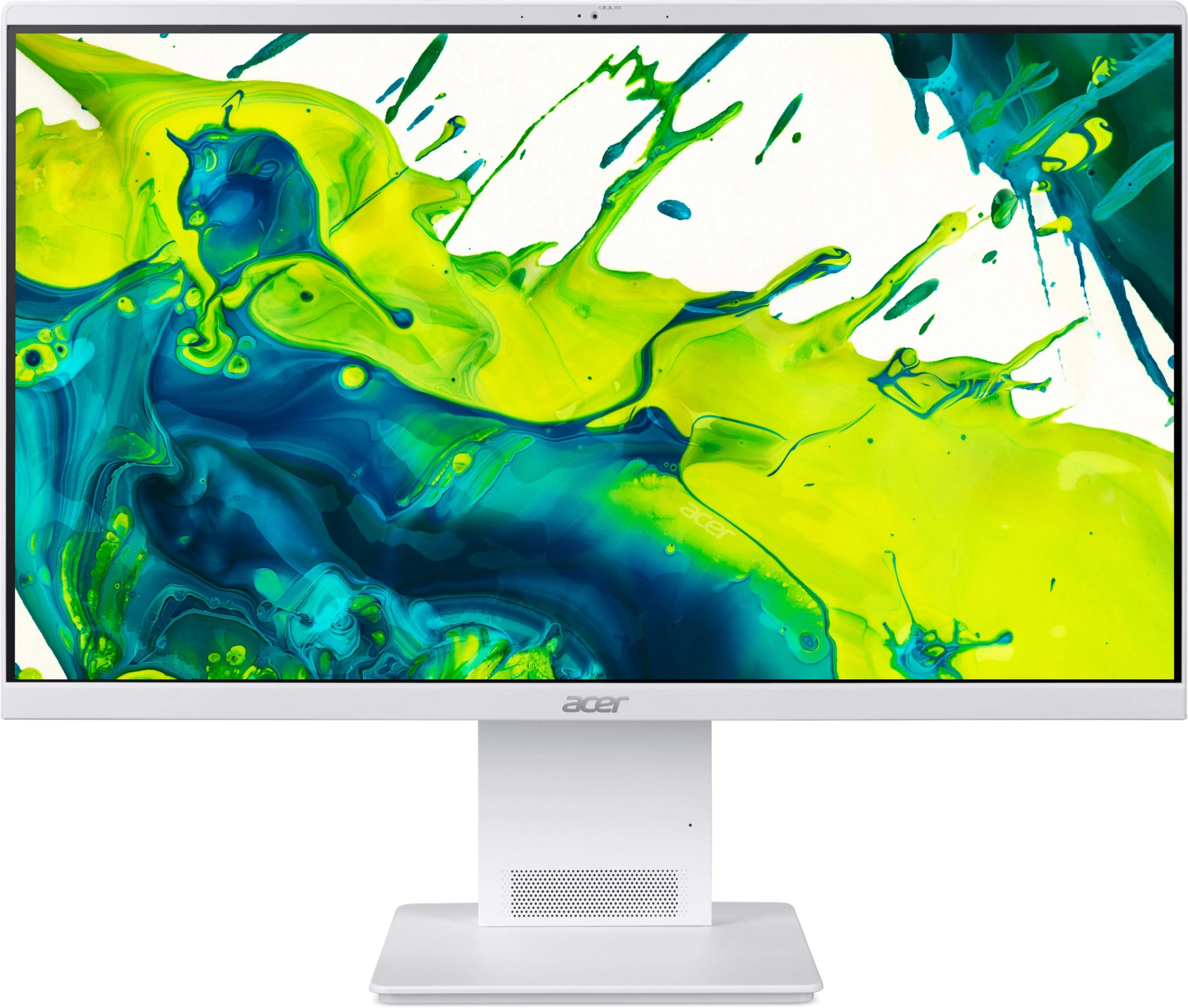 Моноблок Acer Aspire S24B-GLNL 23.8" Full HD Core Ultra 5 226V (2.1) 16Gb SSD512Gb Arc graphics Eshell GbitEth WiFi BT 90W клавиатура мышь Cam белый 1920x1080