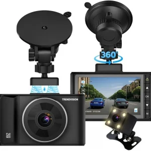 Видеорегистратор TrendVision VICTORY DUAL черный 2Mpix 1080x1920 1080p 170гр. GPS GP6248